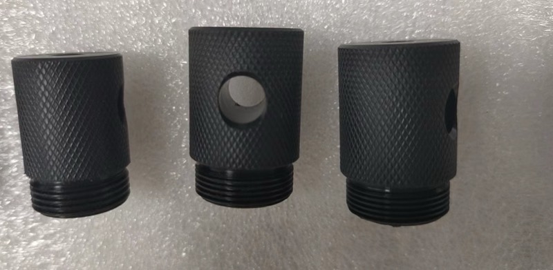 Black anodised knurled threaded knobs — More projects