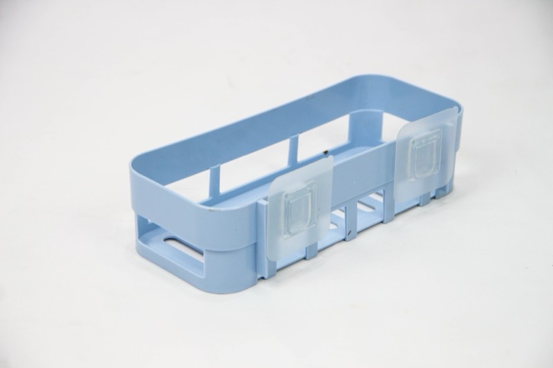 Light blue thermoformed plastic basket with wall pads — Thermoforming